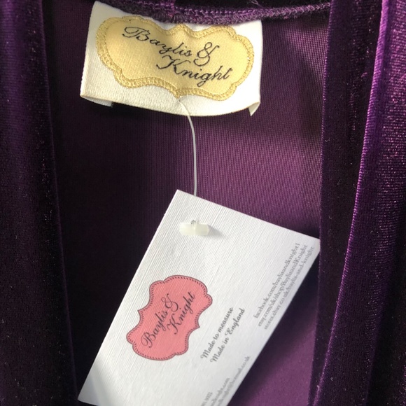 Bayliss & Knight- Rich Purple Duster/Opera/ Theatre Coat - Picture 7 of 9